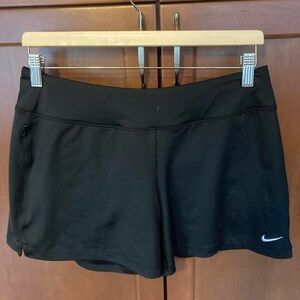 black Nike shorts
